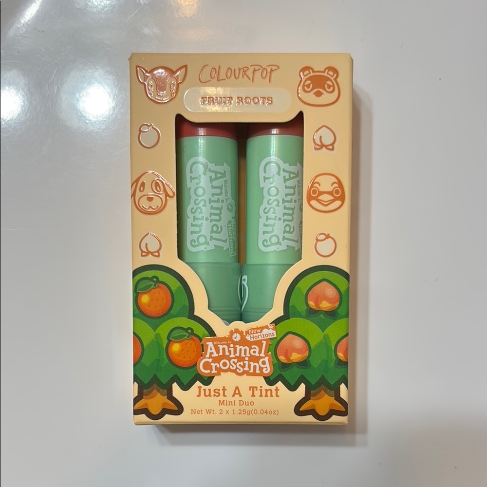 ColourPop Animal Crossing Just A Tint Mini Duo lipstick